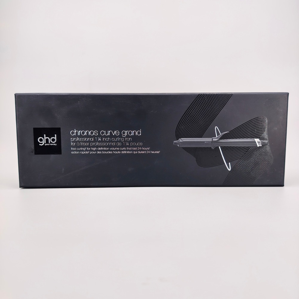 ghd Chronos Curve Grand 1.25 Inch Professional Curling Iron CLT323 Black New